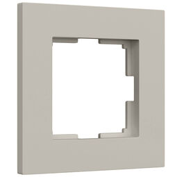W0012917/ Рамка на 1 пост Slab (дымчатый софт) W0012917