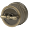 Переключатель одноклавишный (Бронзовый) ретро WL19-01-03